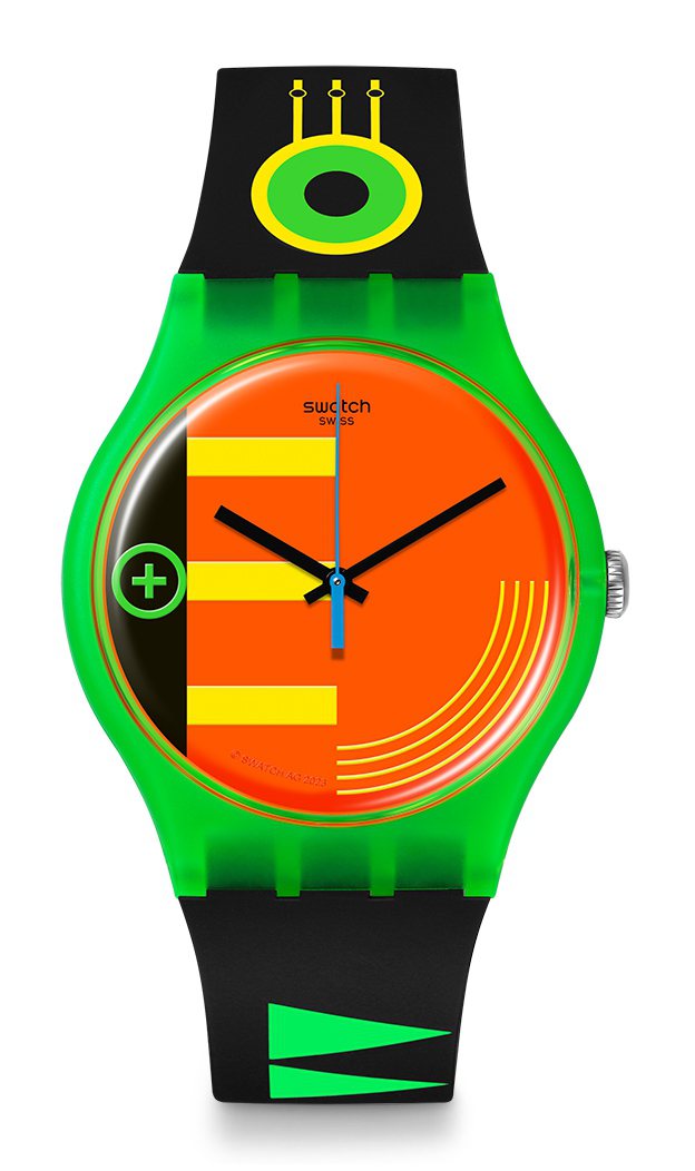 Swatch NEON RIDER腕表，2,800元。圖／Swatch提供