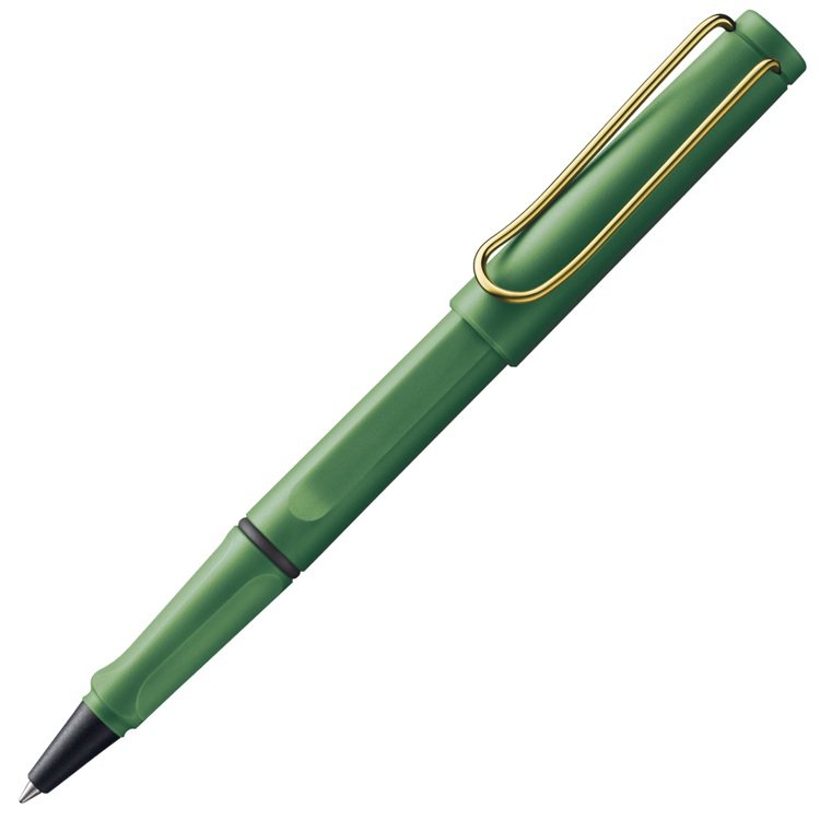 LAMY Safari狩獵者系列筆款2024復古綠金夾。圖／誠品提供