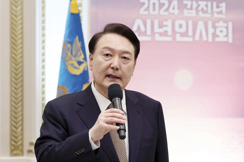 南韓總統尹錫悅。美聯社