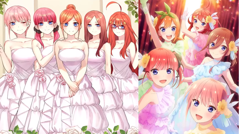 《五等分的新娘》推出全新原創動畫！講述五姐妹新婚旅行原創故事