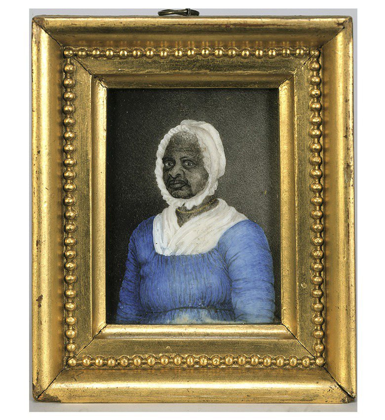 麻州历史学会收藏的一幅女奴隶弗瑞曼画像。(美联社)(photo:UDN)