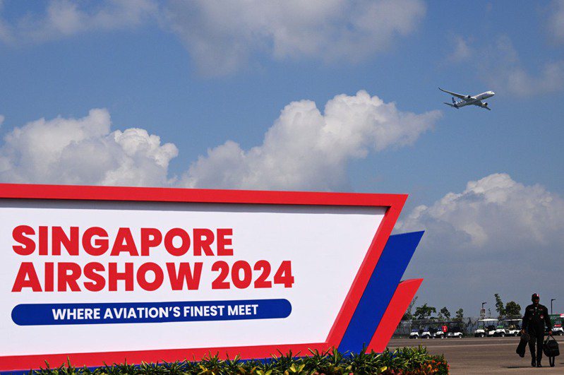 航空界年度盛會之一的新加坡航展登場。新華社