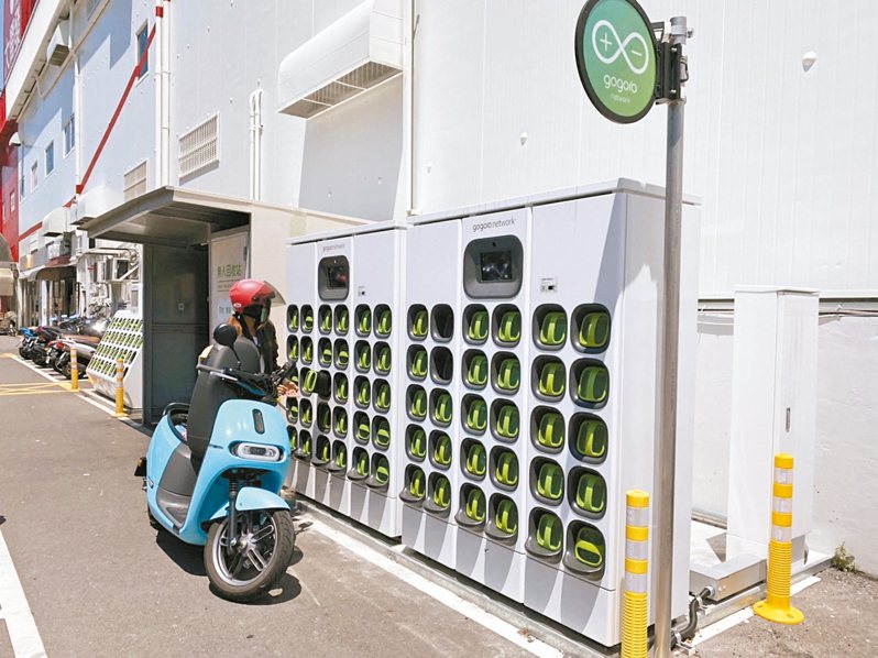 全台遍布了Gogoro電池充電站，以利民眾使用。 圖／新竹市政府提供