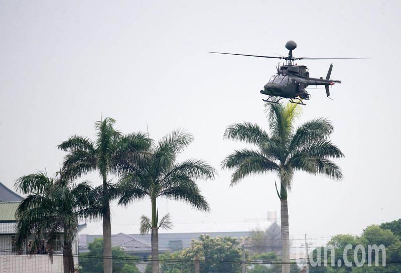 陸軍OH-58D直升機。聯合報系資料照