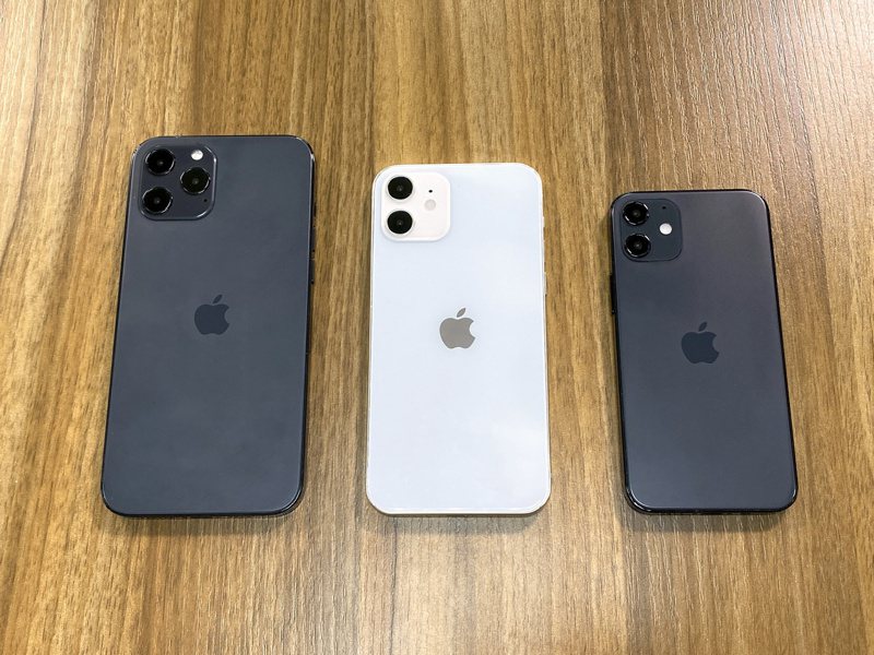 據外媒表示，iPhone 12系列共會推出3個尺寸共4種機型。記者黃筱晴／攝影