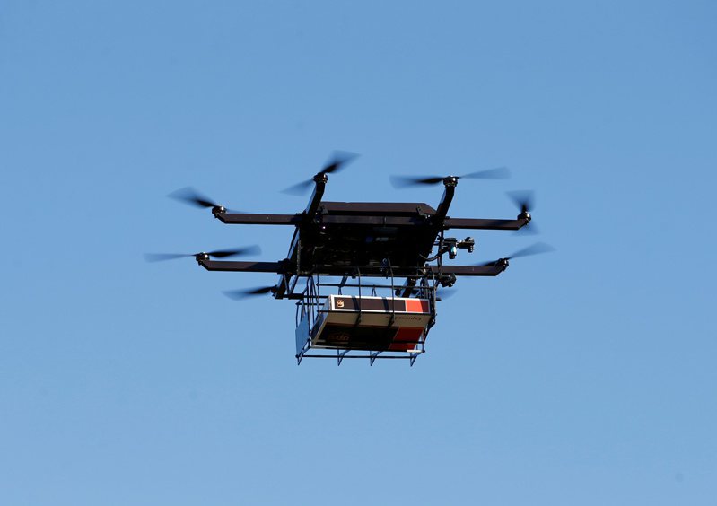 以国必胜客可望实现无人机送餐点的愿景，计划今年6月测试。（路透）(photo:UDN)