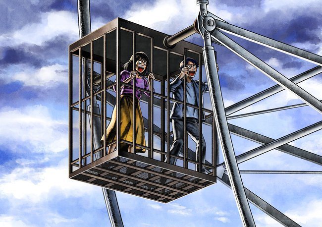 日本富士急樂園宣布7月21日起將推出「監獄摩天輪」，邀請遊客一同體會「高空囚犯」的刺激感。圖／取自富士急樂園官方推特