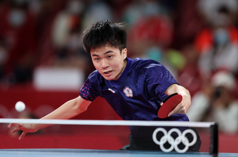 台灣桌球小將林昀儒（圖）昨天在東京奧運男單銅牌戰錯過賽末點遭到對手奧恰洛夫逆轉，未能為中華隊再添一面獎牌。特派記者余承翰／東京攝影