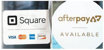 美支付业者Square同意以约290亿美元收购澳洲金融科技公司Afterpay，抢搭「先买后付」热潮。 （路透）(photo:UDN)