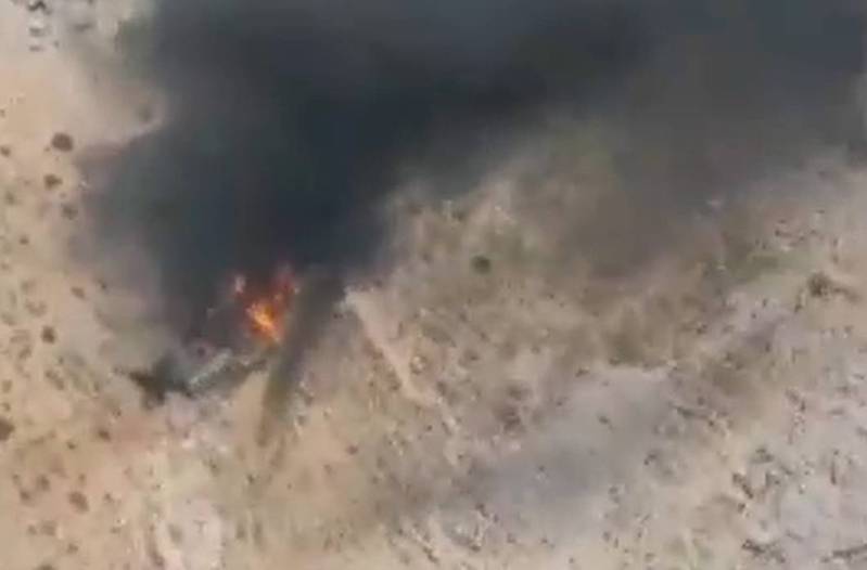 土耳其林业总局一架贝里耶夫-200消防飞机今天在南部卡拉曼马拉斯省执行消防任务时坠毁，机上5名俄罗斯人和3名土耳其人丧生。 图／截自Twitter(photo:UDN)