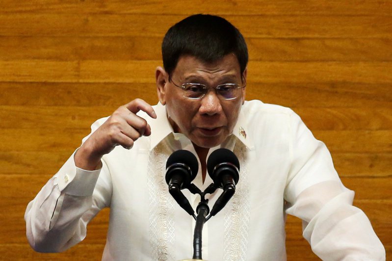 菲律宾总统杜特蒂。 路透社(photo:UDN)