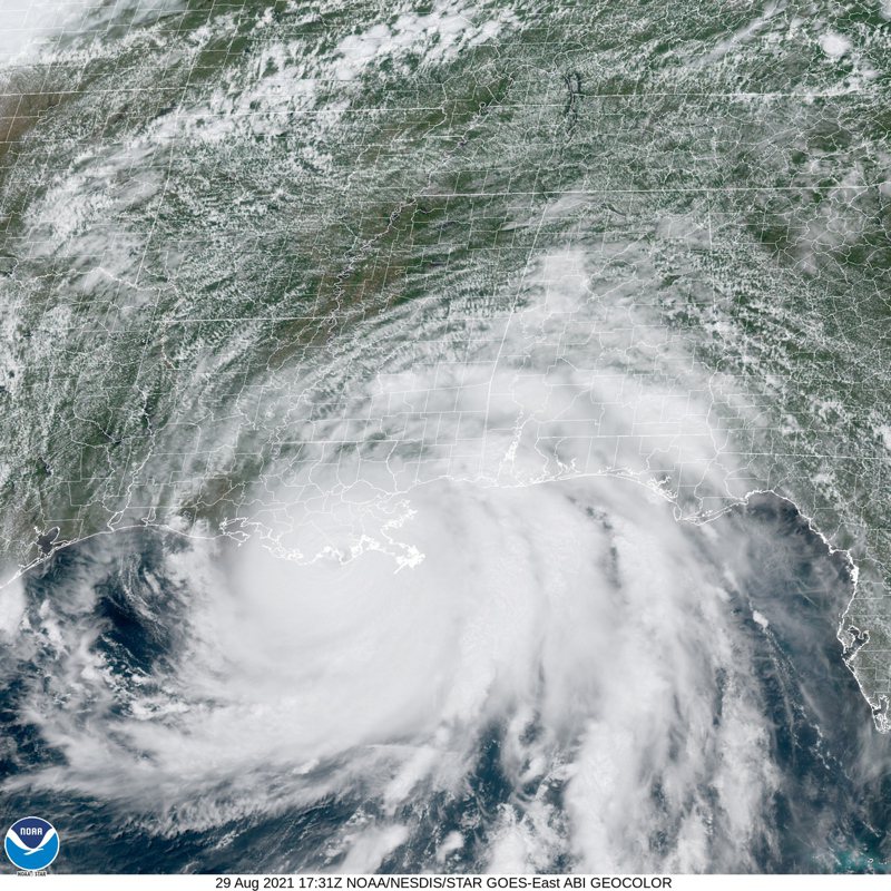 艾达飓风周日登陆路易斯安纳州，风力超过卡崔娜。欧新社(photo:UDN)
