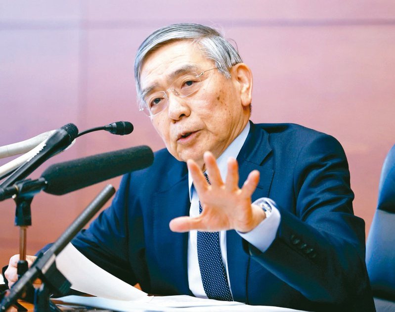 日银总裁黑田东彦强调，货币宽松将实施到疫情过后。（路透）(photo:UDN)