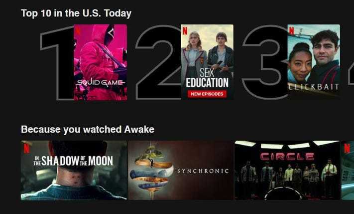 开播不到一周的Netflix原创惊悚韩剧「鱿鱼游戏」（Squid Game），已登上Netflix美国十大最受欢迎节目榜首，成为第一个达到此里程碑的南韩影剧。图／取自Netflix(photo:UDN)