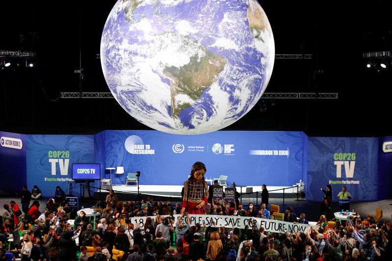 联合国今天表示，联合国气候变化纲要公约第26次缔约方会议（COP26）一连串减排承诺恐怕对减缓全球暖化无济于事，唿吁各国在这10年内大幅加速减少温室气体排放。 路透社(photo:UDN)