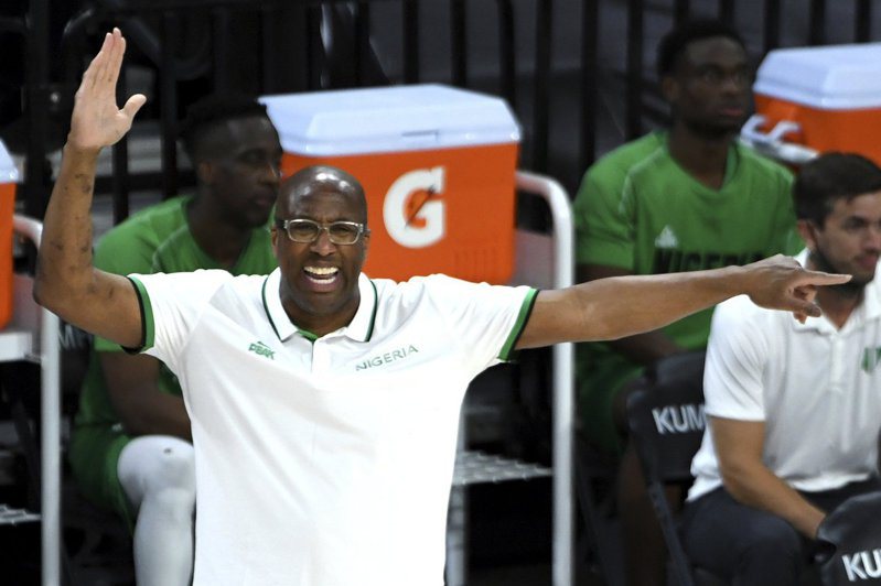 東京奧運奈及利亞男籃隊總教練布朗目前擔任勇士隊助教。 美聯社