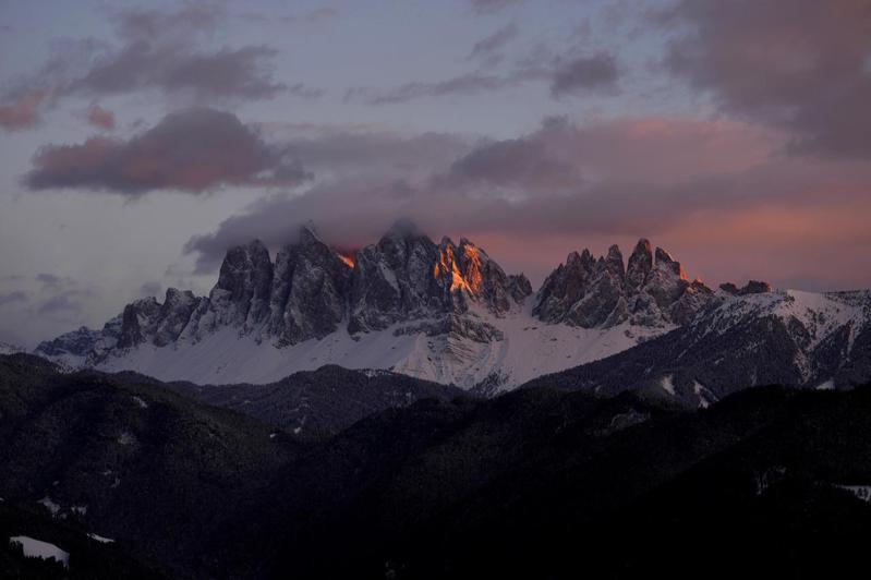 义大利多洛米蒂山脉。 美联社(photo:UDN)