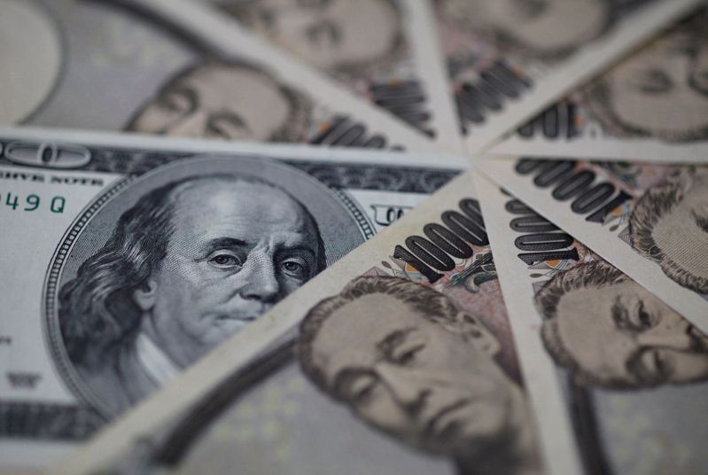 日圆对美元周一连续六个交易日走贬，并跌至5年最低价位。路透(photo:UDN)