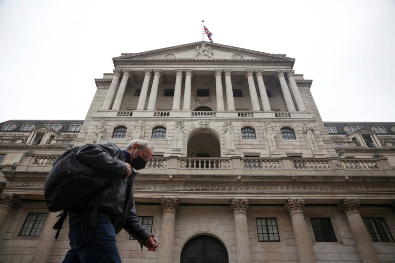 英国中央银行英格兰银行今天决议升息1码，这是英国央行连续第3次升息，以对抗攀升至数十年来高点的通膨。 路透社(photo:UDN)