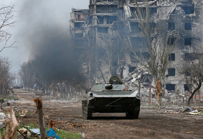 专家说，马立波沦陷是不可避免的，它被视为俄罗斯进攻乌克兰东部计画的战略关键。路透社(photo:UDN)