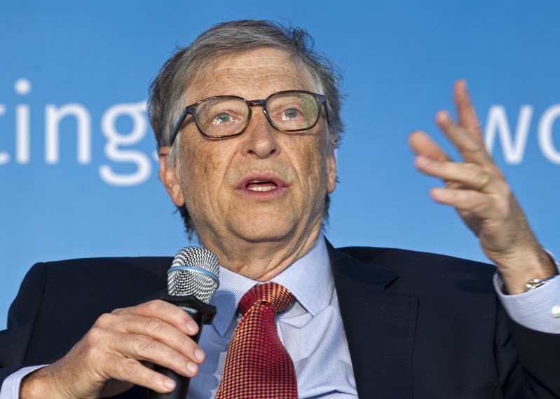 微软共同创办人盖兹（Bill Gates）。美联社(photo:UDN)