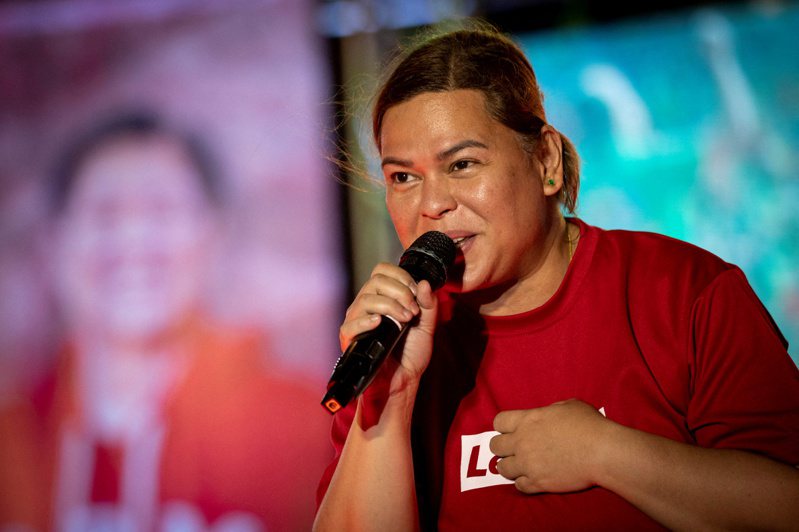 菲律宾民调机构9日公布非官方统计显示，杜特蒂长女萨拉已获得足够票数，将当选菲国副总统。路透(photo:UDN)