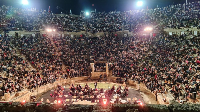 老底嘉剧场开幕式由İzmir（伊兹密尔）国家交响乐团在开幕式上担纲演出。图/土耳其旅游推广发展局提供(photo:UDN)