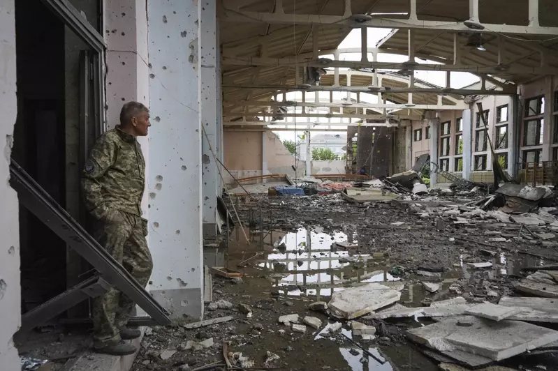 俄军恢复砲轰乌克兰第2大城哈尔科夫。(美联社)(photo:UDN)