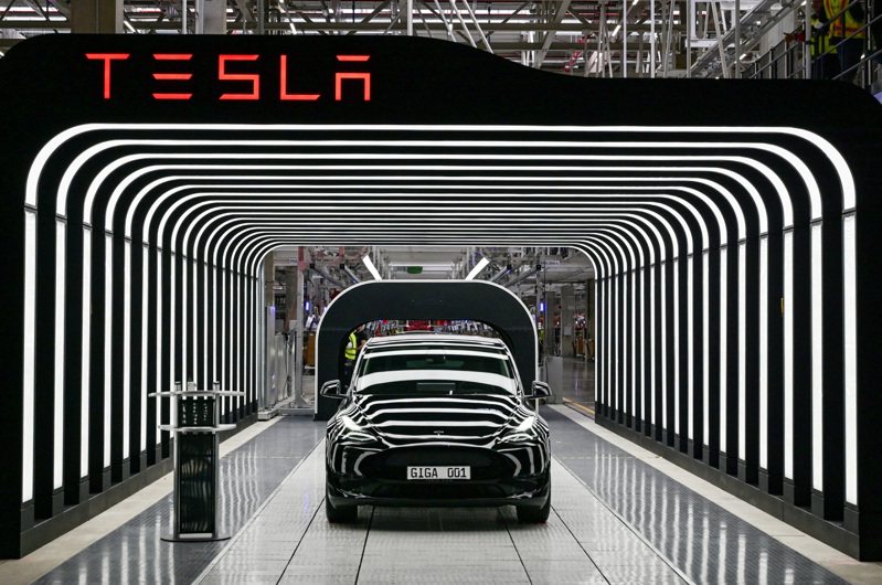 特斯拉（Tesla）德国厂制造的Model Y。  路透(photo:UDN)