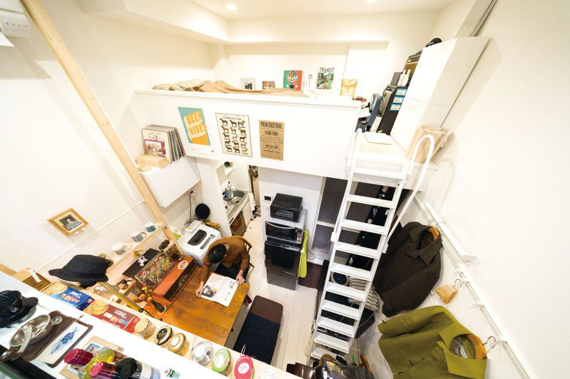 东京都心的「极小公寓」正在年轻人间掀起抢租热潮。  图／撷自Spilytus官网(photo:UDN)