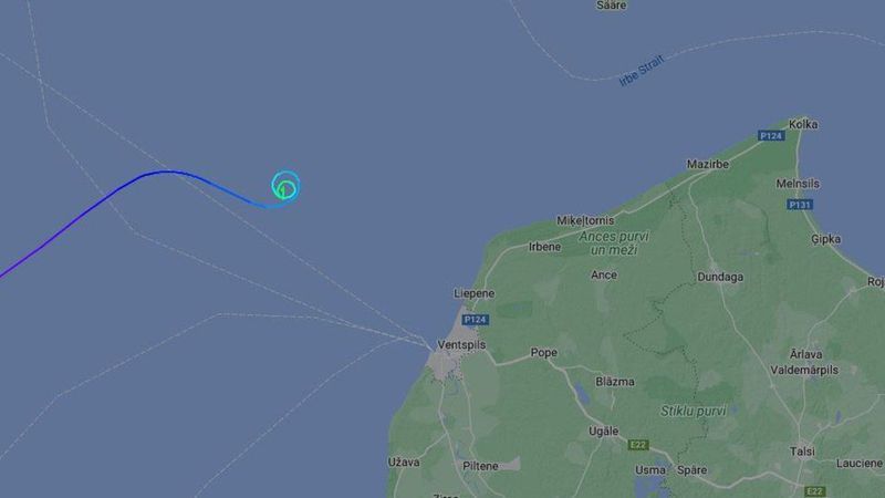 根据飞机追踪网站FlightRadar24，一架赛斯纳私人飞机飞机在格林威治时间12时56分自西班牙的赫雷斯-德拉弗龙特起飞，在17时37分失速和下坠。图／截自FlightRadar24网站(photo:UDN)