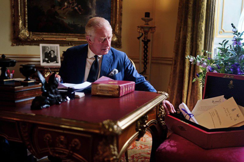 英国王室曝光查理三世登基后首张开工照。 图撷自(photo:UDN)