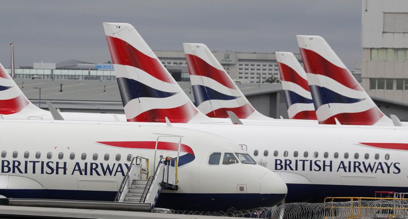 卫报报导，自2019年以来英国机场一共出现超过5000架「幽灵航班」往返，引起外界热议。美联社(photo:UDN)