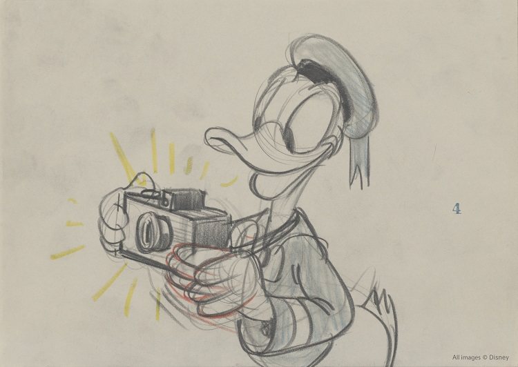 唐老鴨的相機，1941年。(Donald's Camera, 1941) 圖 / 聯合數位文創 提供
