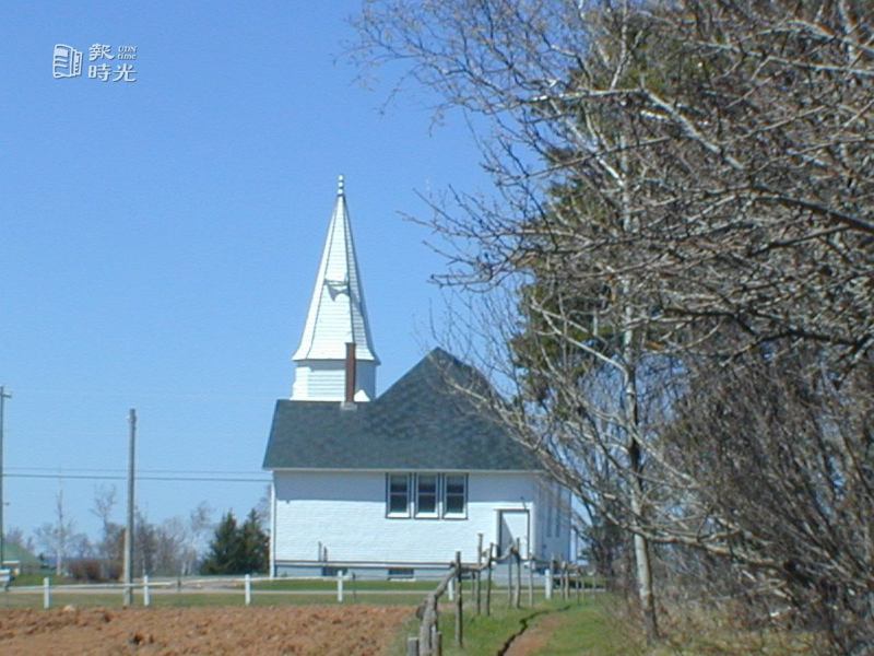 這座教堂位在露西住家前方，「清秀佳人」小說中，成為女主角抄捷徑前往的日常生活地點之一。圖／聯合報系資料照（2004/5/11 攝影：民生報 黃彩絹）
