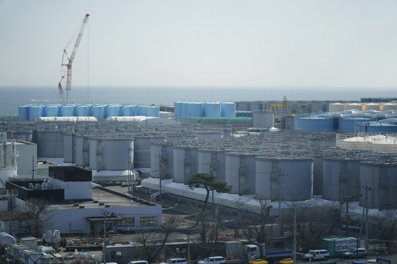 福島核電廠儲存的核廢水。美聯社 美聯社