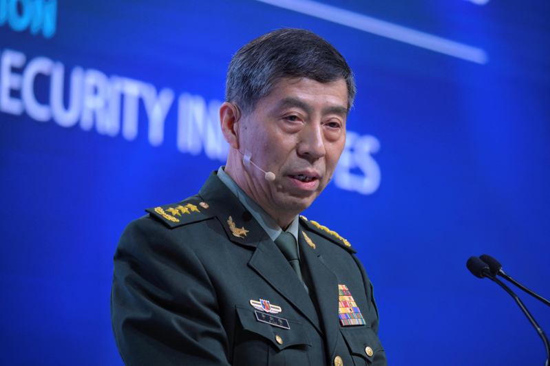 中國國防部長李尚福周日（6月4日）在新加坡的香格裡拉對話上以「中國的新安全倡議」為題進行大會發言。路透