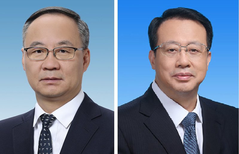 大陸國家金融監督管理總局局長李雲澤（左）與上海市市長龔正擔任共同輪值主席（右）。（陸家嘴論壇官網）