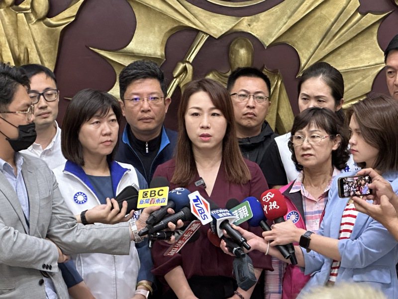 劉美芳今開記者會否認被新北市長侯友宜逼迫道歉。記者張曼蘋／攝影