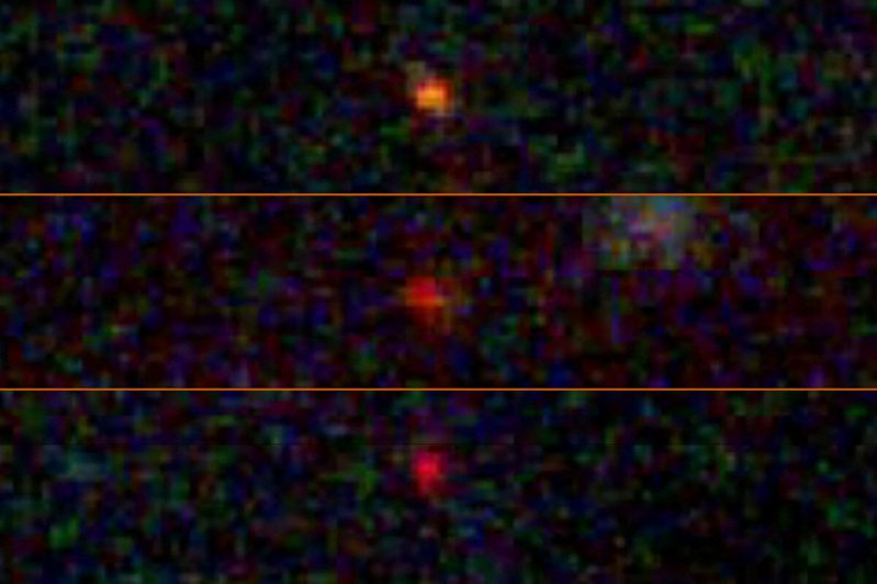 韋伯太空望遠鏡高級深河外巡天識別出的三個天體。 路透