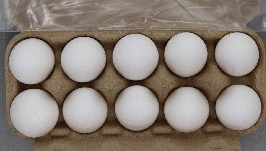 土耳其出口「雞蛋(EGGS.MEDIUM.FRESH WHITE (53GR-62GR) EKTAV TAVUKCULUK)」檢出動物用藥殘留含量不符規定。圖／食藥署提供