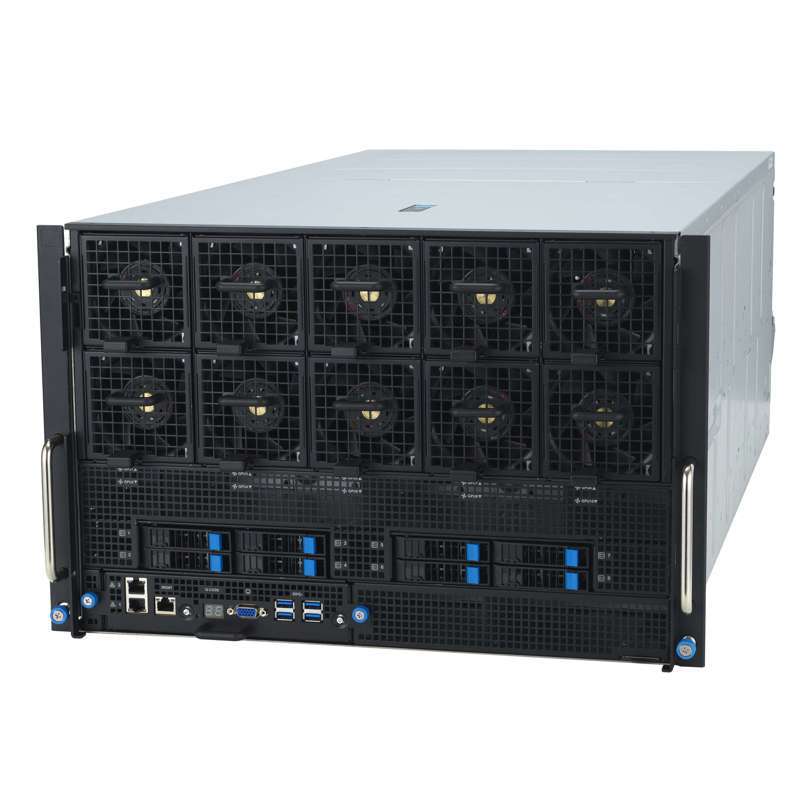 華碩今發布搭載全新世代HGX H100 8-GPU AI伺服器—ESC N8-E11。華碩／提供
