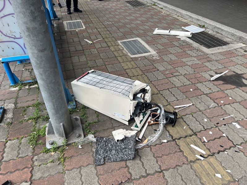 新北市板橋區昨發生窗型冷氣掉落砸中女大生致死案件，類似事件在台灣層出不窮。圖／聯合報系資料照片