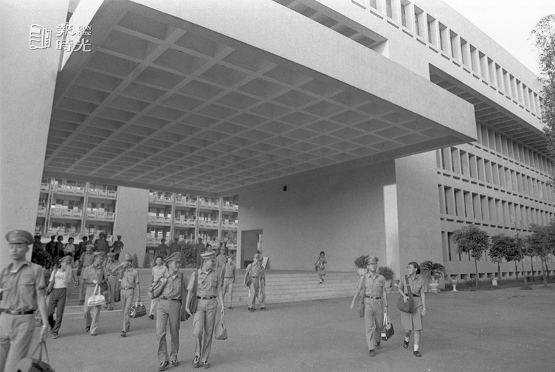 師大附中校園一景。聯合報系資料照（1983/09/22 本報記者攝影）
