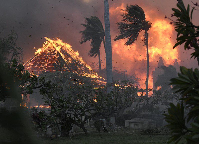 夏威夷發生史上最嚴重的野火事件，已造成逾百人喪命。美聯社