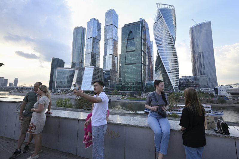 俄羅斯首都莫斯科金融中心再遭烏克蘭無人機襲擊。莫斯科金融中心示意圖。美聯社