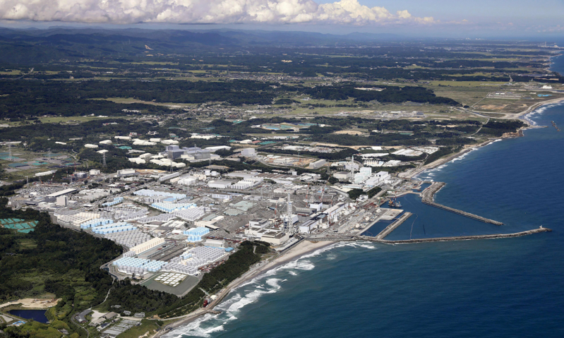 東京電力公司已於日本當地時間24日下午1時開始排放福島第一核電廠核汙水。 （美聯社）