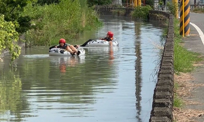 美濃最長漂漂河活動受颱風影響，將延至中秋連假舉行。圖／主辦單位提供
