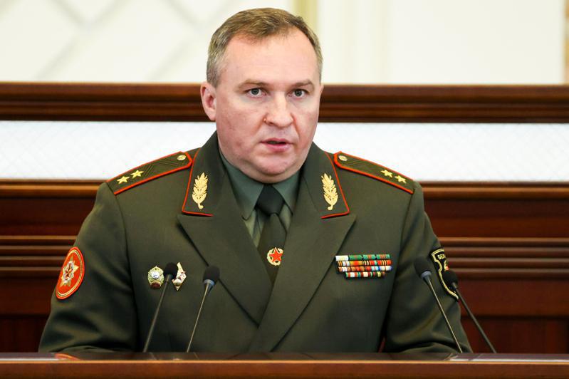 白俄羅斯國防部長赫列寧（Viktor Khrenin）近期將訪問中國大陸。（美聯社）