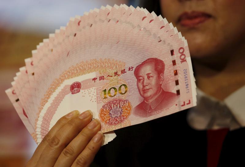 中國人民銀行公布，8月社會融資規模、人民幣貸款均優於市場預期。（路透）